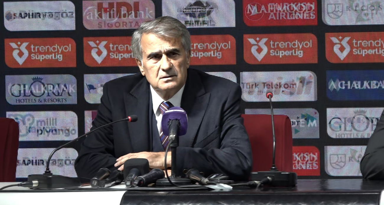 Şenol Güneş: “Oyun olarak da bizim için hayal kırıklığı”