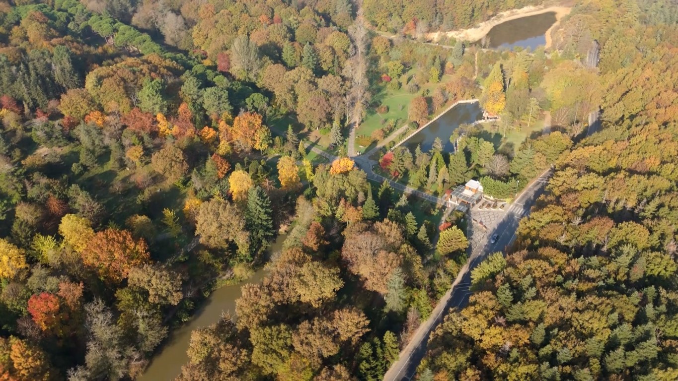 <p>Arboretumda oluşan renk c&uuml;mb&uuml;ş&uuml; havadan g&ouml;r&uuml;nt&uuml;lendi. Dronla &ccedil;ekilen g&ouml;r&uuml;nt&uuml;lerle farklı t&uuml;rde &ccedil;ok sayıda ağa&ccedil; t&uuml;r&uuml;ne ev sahipliği yapan arboretumdaki hayran bırakan manzara g&ouml;zler &ouml;n&uuml;ne serildi.</p>