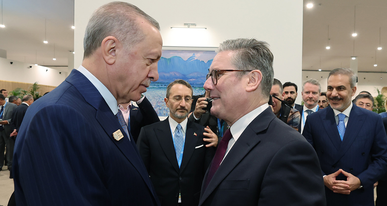 Cumhurbaşkanı Erdoğan, İngiltere Başbakanı Starmer ile görüştü