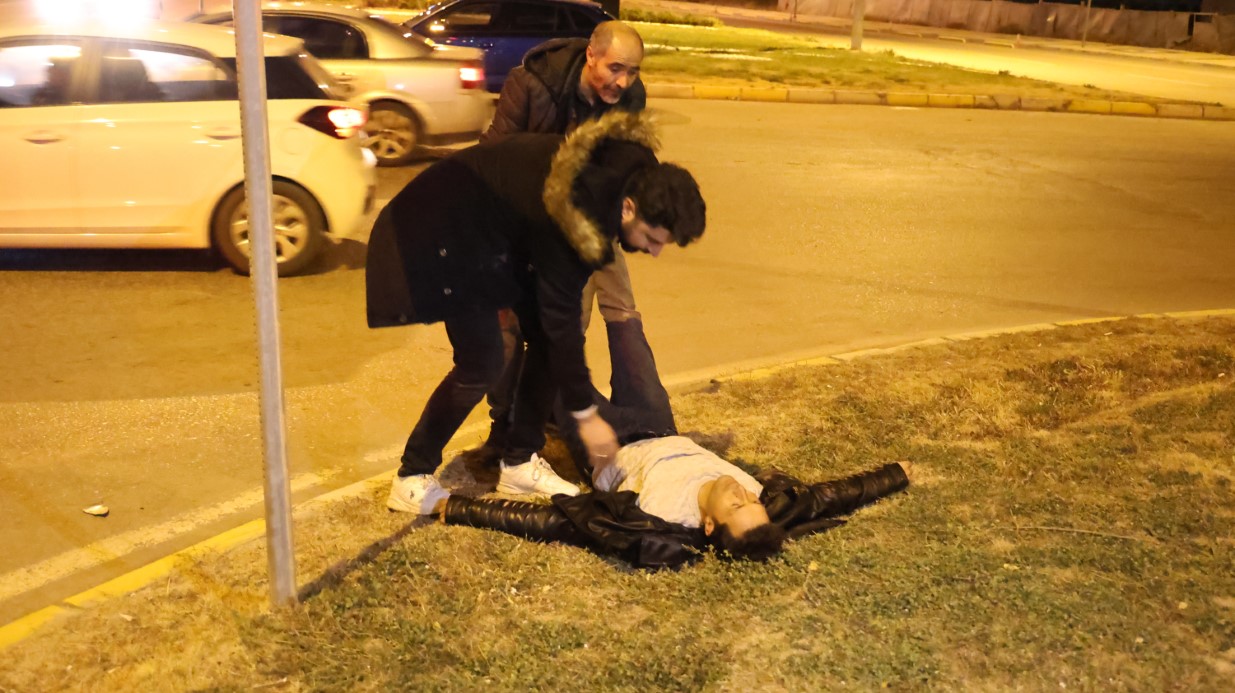 Şoka giren sürücü önce bayıldı, ayılıp ağladı, sonra da sarıldı