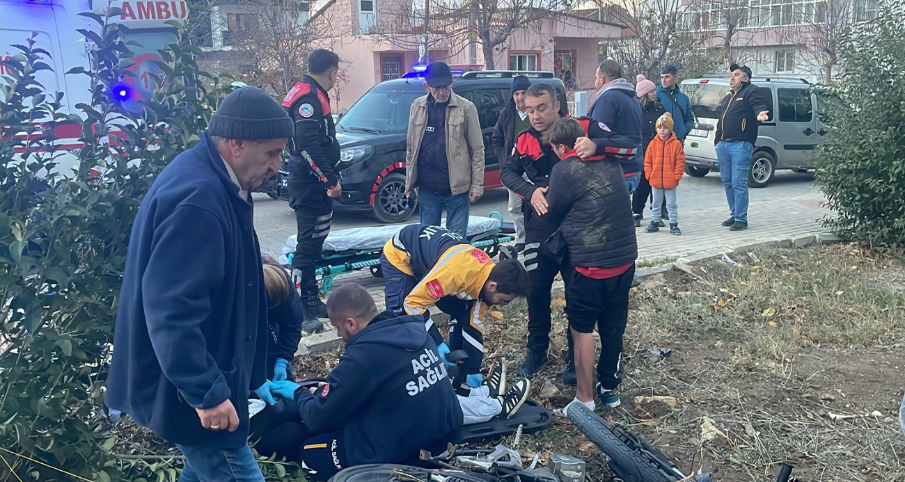 Arkadaşıyla kaza yaralandı, polise sarılıp gözyaşı döktü