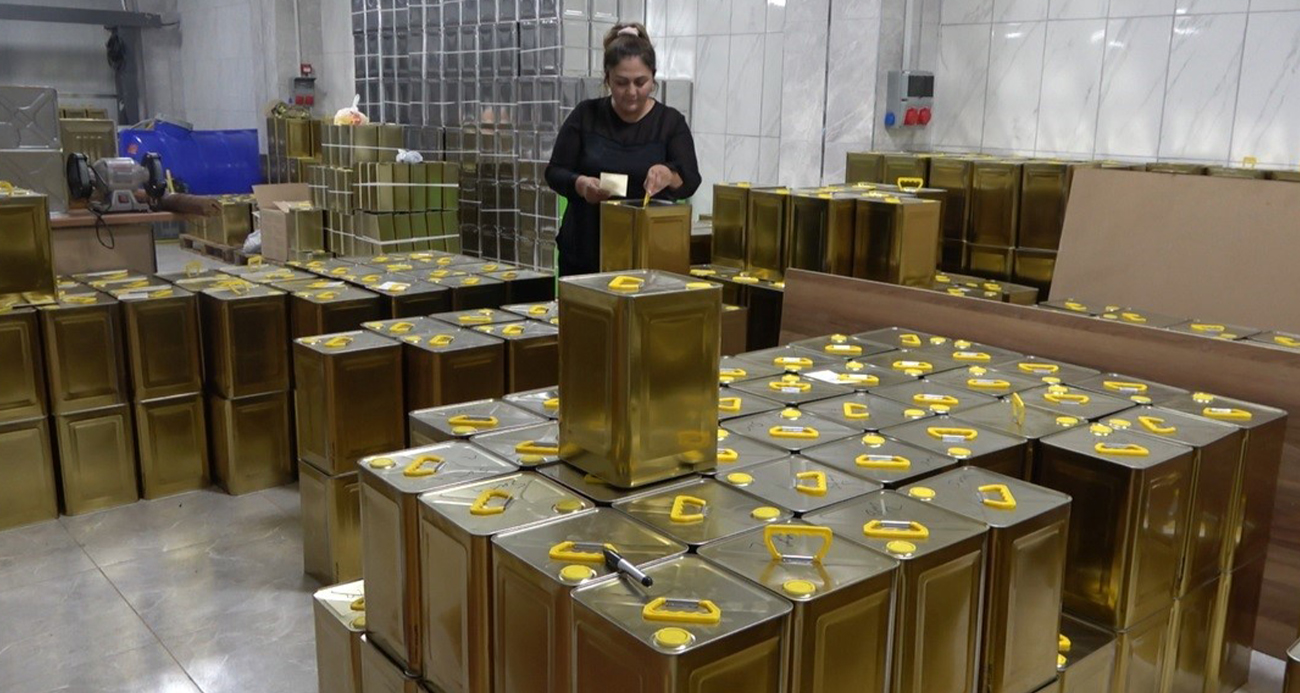 Köyüne zeytinyağı tesisi kuran kadın girişimcinin hedefi dünyaya açılmak