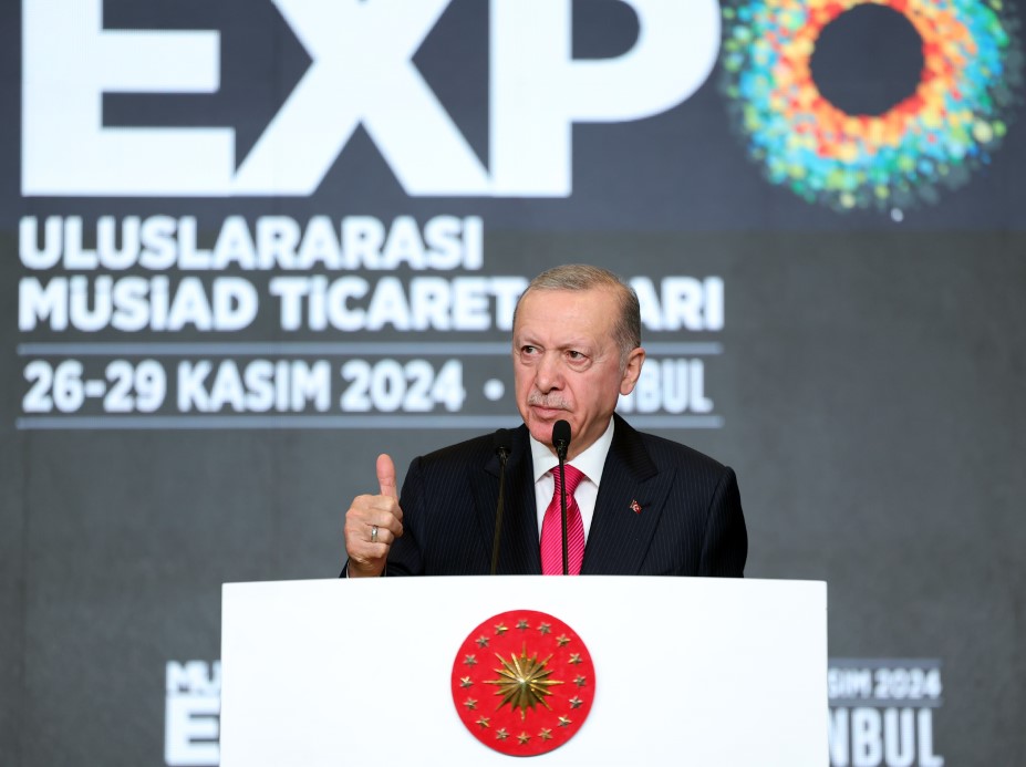 Cumhurbaşkanı Erdoğan: "Milli gelirin 2024 sonunda 1 trilyon 331 milyar dolara, kişi başına gelirin 15 bin 551 dolara yükselmesini bekliyoruz"