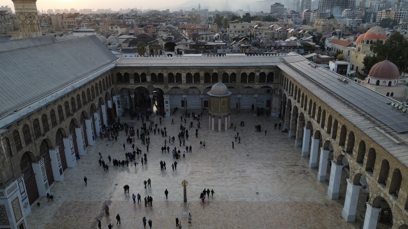 Medeniyetlere ev sahipliği yapan Şam’ın kalbi Emevi Camii