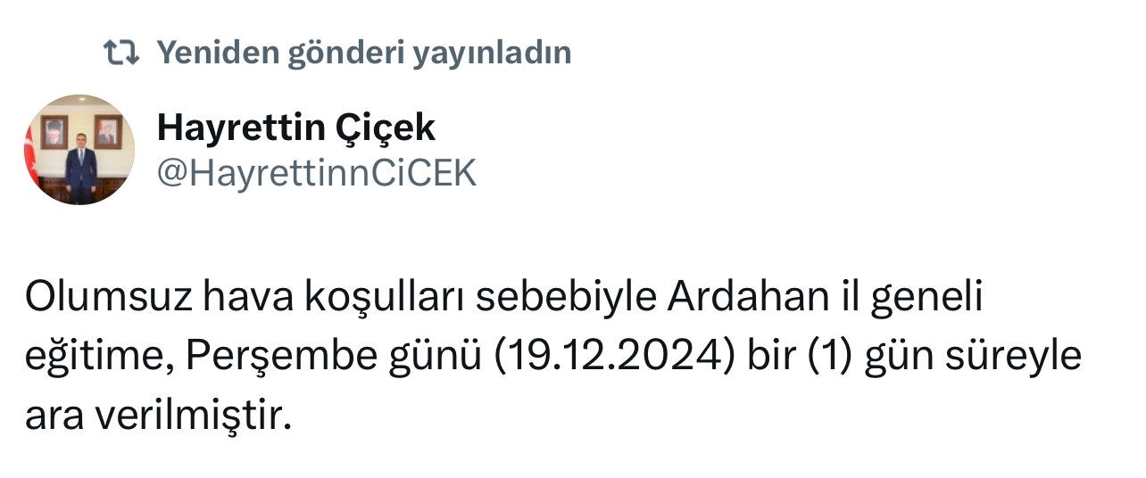 Ardahan’da eğitime kar engeli