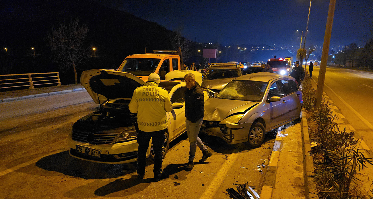 Karabük’te zincirleme kaza: 5 yaralı