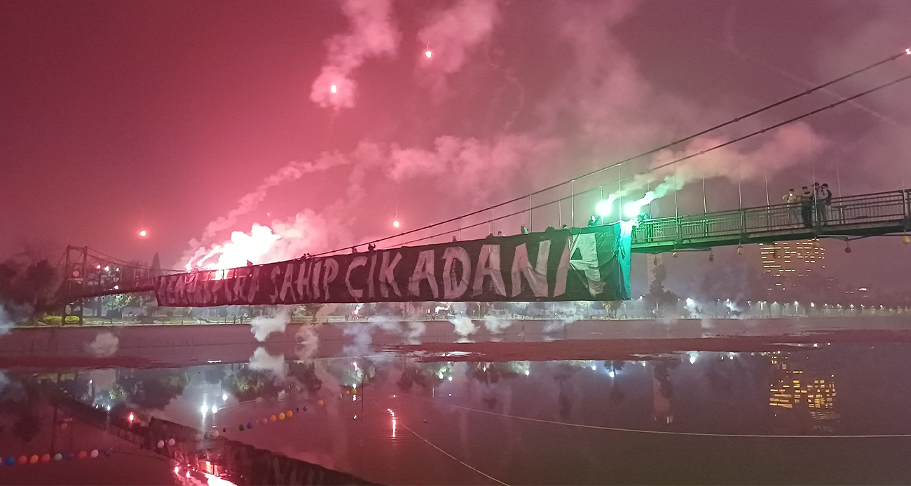 Adana Demirspor’da taraftar 84. yılı coşkuyla kutladı