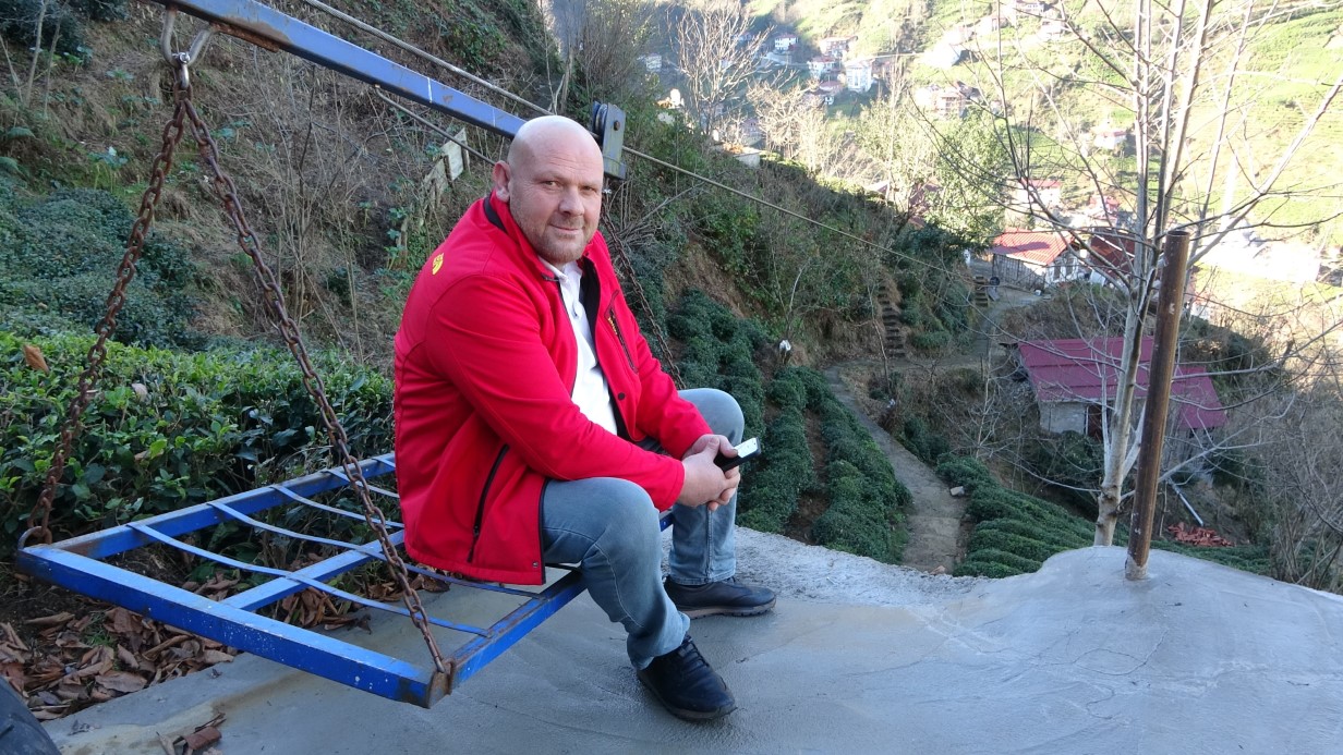 Trabzonlunun teleferik tabelası çözüm oldu: 