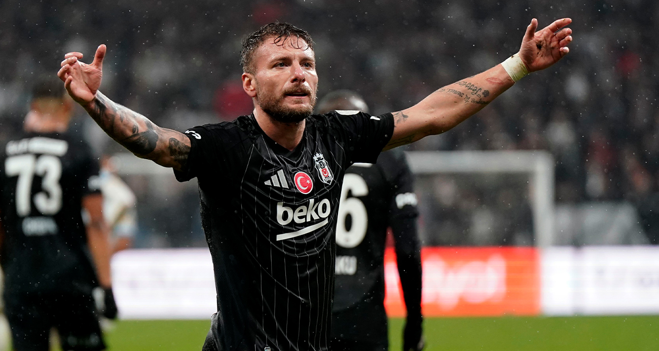 Beşiktaş’ta Immobile, Süper Lig’de 10 gole ulaştı