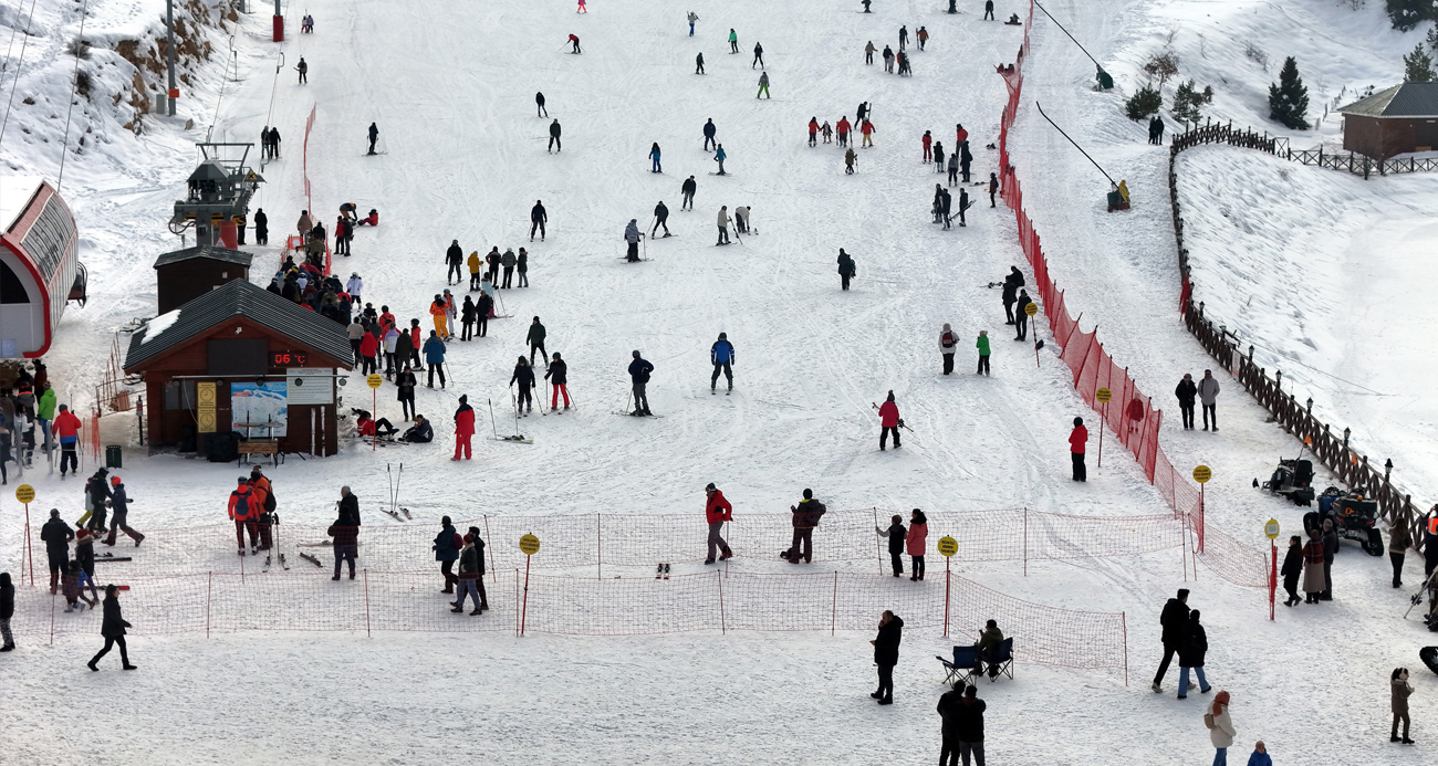 Ergan Kayak Merkezi doldu taştı