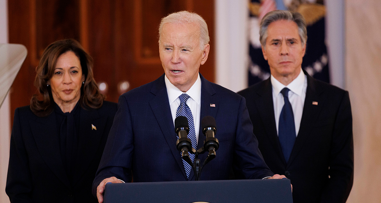 ABD Başkanı Joe Biden, İsrail ve Hamas arasında Gazze Şeridi’nde varılan ateşkes anlaşmasının ardından yaptığı açıklamada, "Anlaşma, Orta Doğu’da yeni bir dönemin kapısını aralayabilir" dedi.