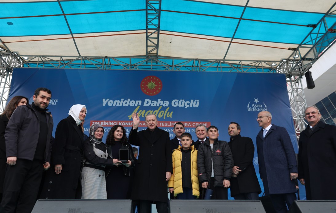 Cumhurbaşkanı Erdoğan: ''Konutlarımızın yüzde 40’ını tamamlamış durumdayız”