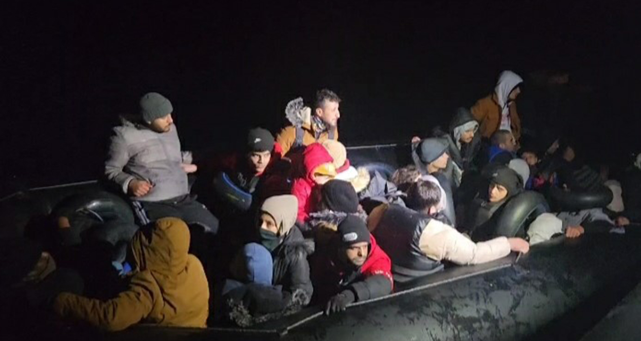 Çanakkale’de 35 kaçak göçmen yakalandı