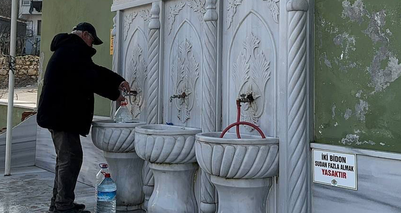 Yalova’da içme suyu köpürdü, vatandaşlar su almak için köylere koştu