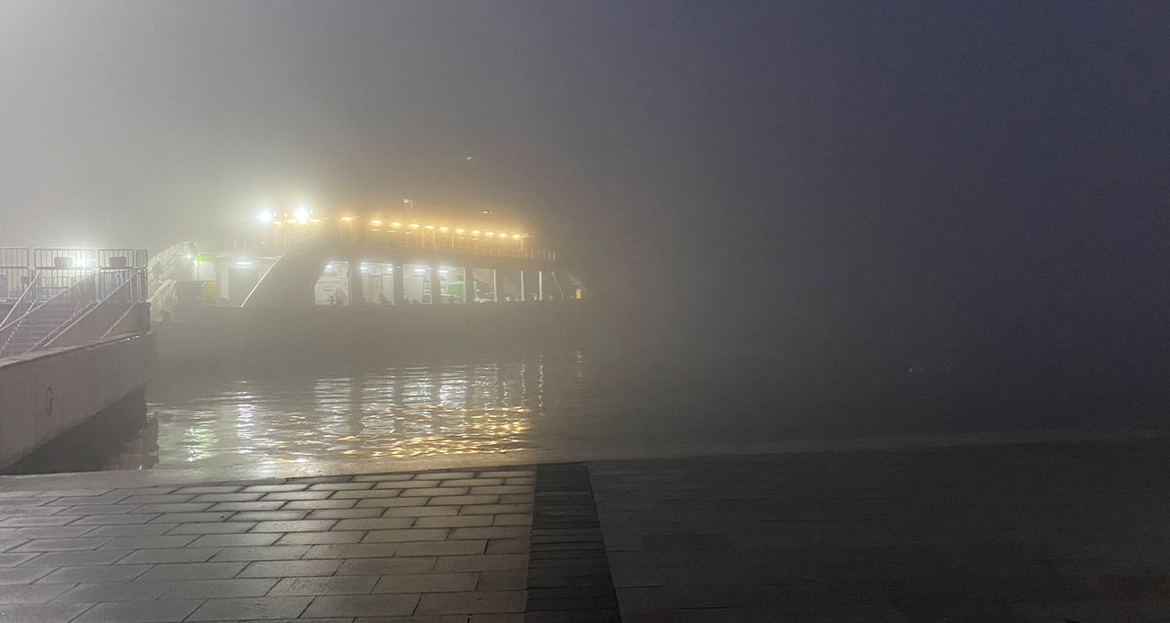 Çanakkale Boğazı’nda sis nedeniyle feribot seferleri durduruldu
