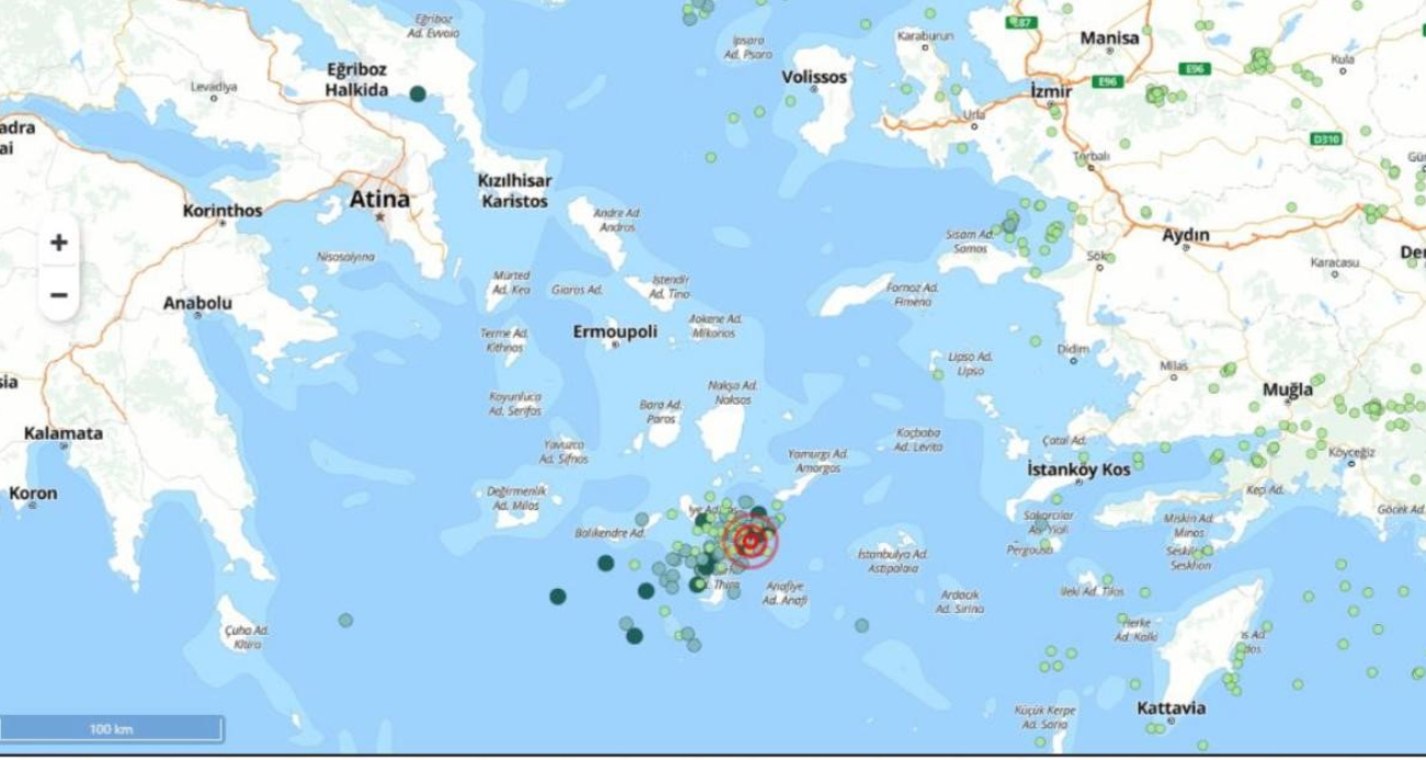Ege&#039;de 400&#039;ü aşkın deprem
