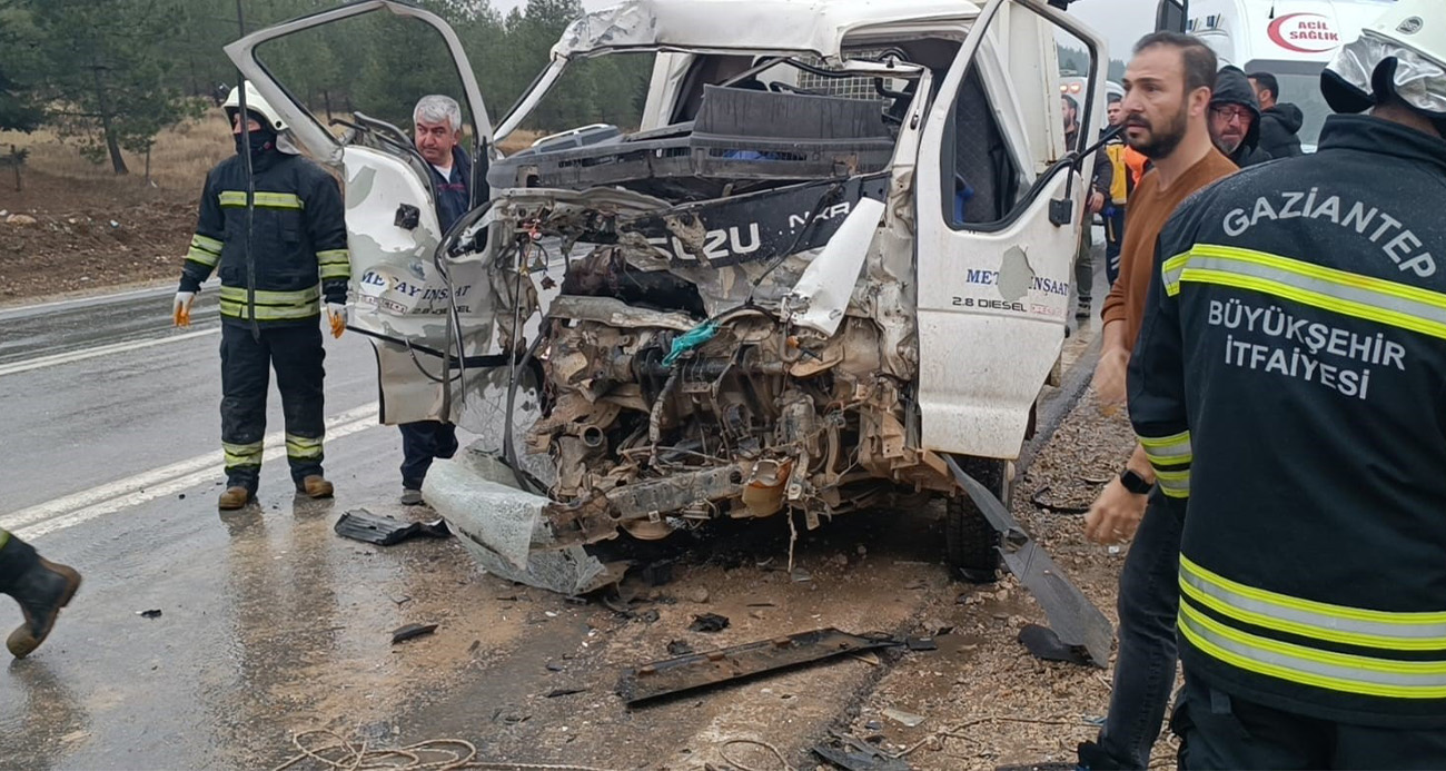 Gaziantep’te feci kaza: 1 ölü, 2 yaralı