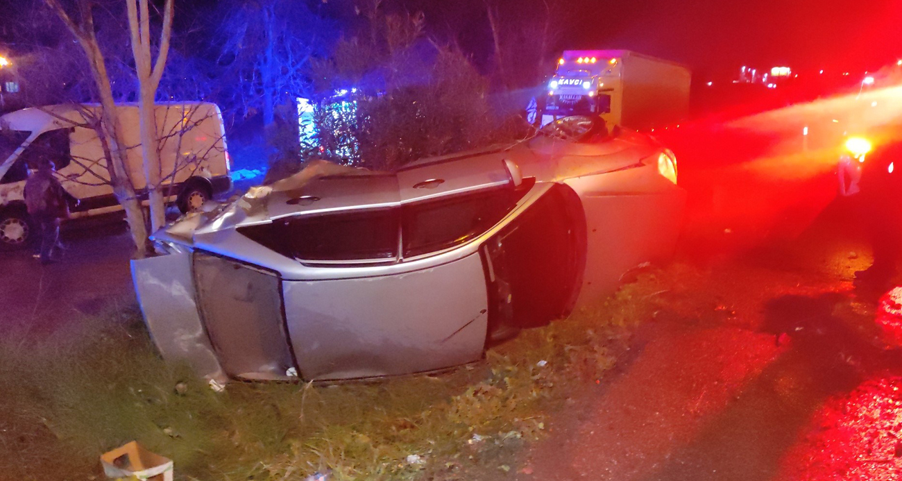 Bursa’da iki otomobil çarpıştı: 1 ölü