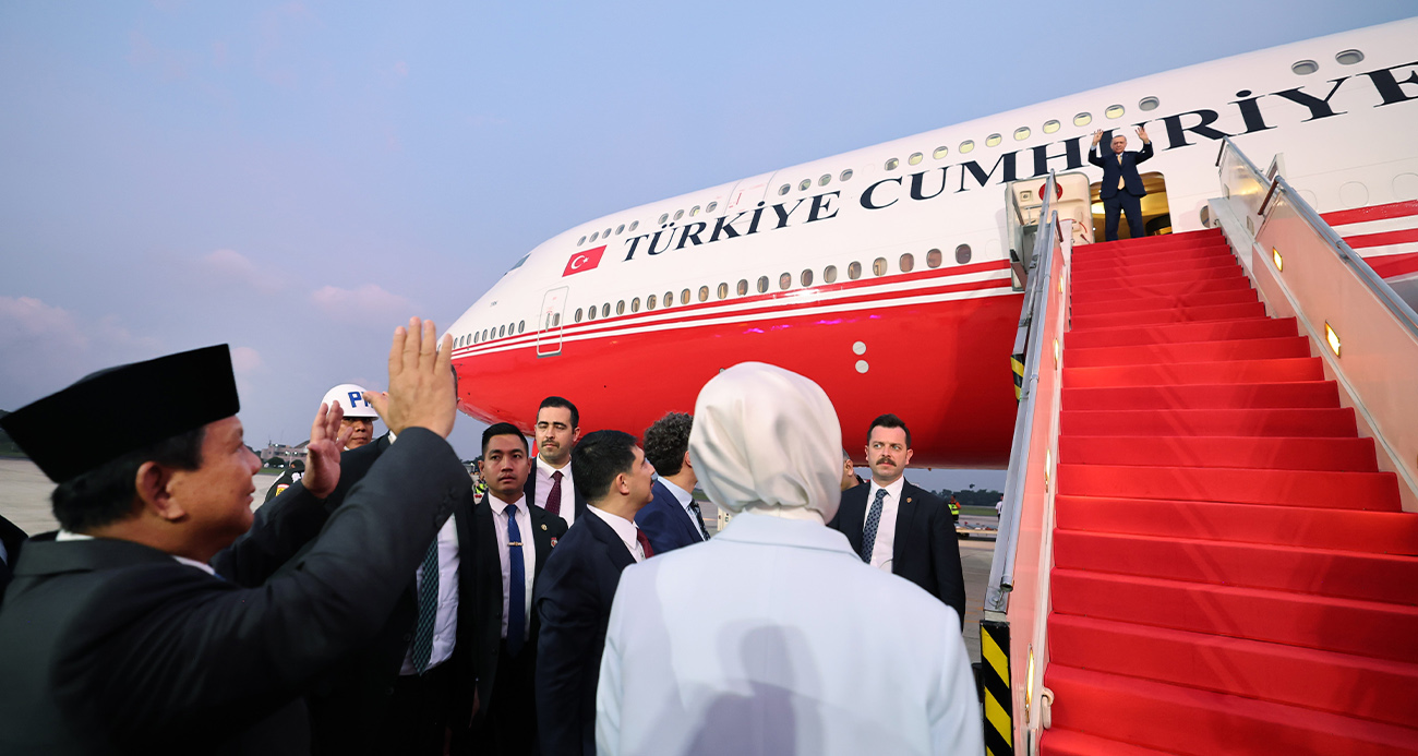Cumhurbaşkanı Erdoğan Endonezya’dan ayrıldı