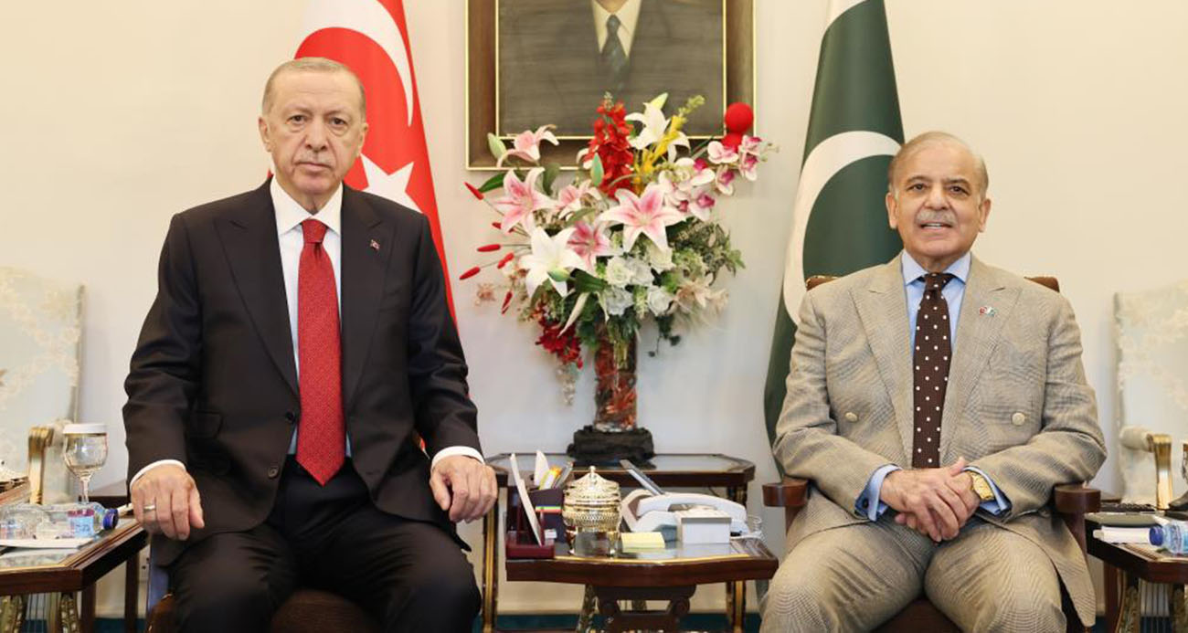 Cumhurbaşkanı Erdoğan, Pakistan Başbakanı Şerif ile görüştü
