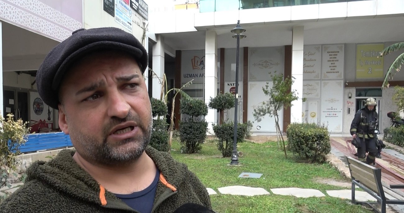 Antalya’da ofis yangını: 1 buçuk milyon TL’lik mal kaybı