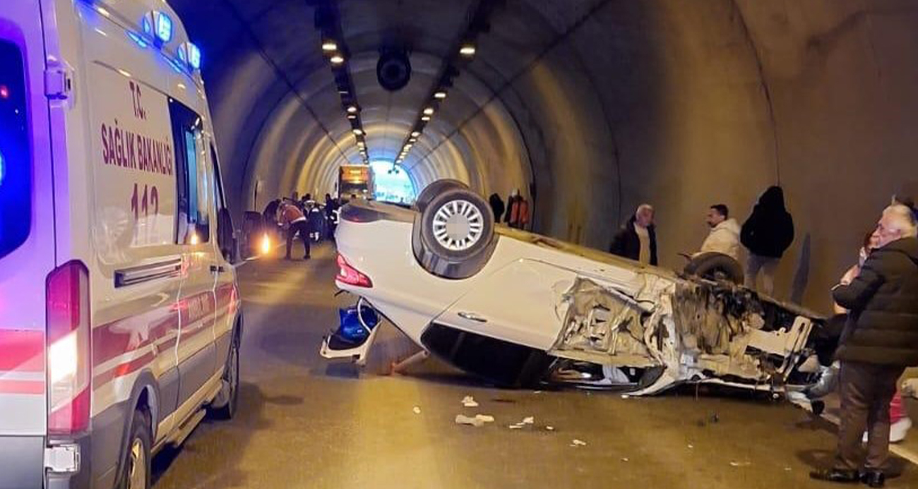 Ordu’da tünelde kaza: 7 yaralı
