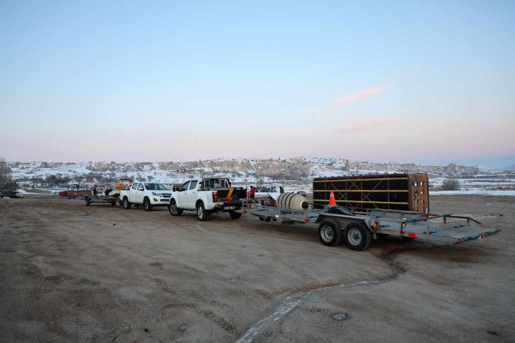 Kapadokya görsel şölene hasret kaldı