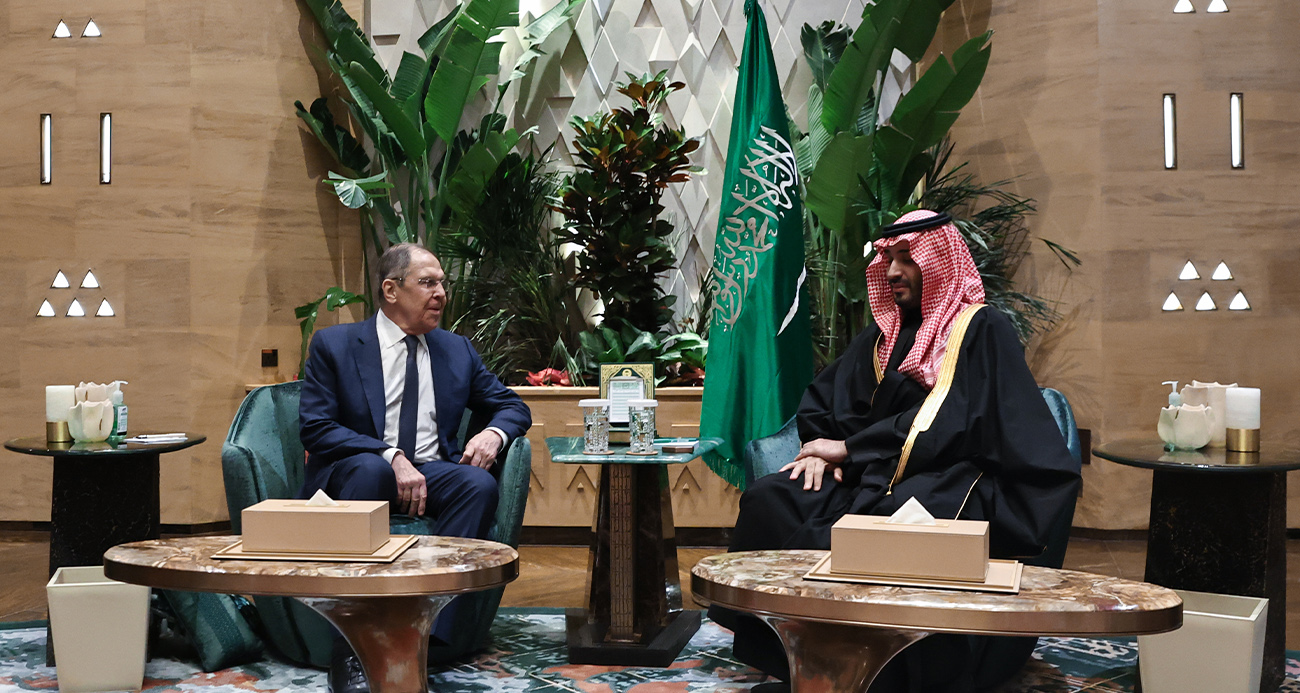 Rusya Dışişleri Bakanı Lavrov ile Suudi Arabistan Veliaht Prensi Selman bir araya geldi