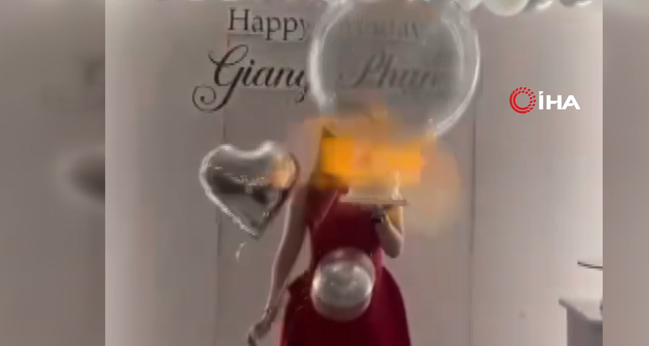 Vietnam'da doğum gününde elinde patlayan balon kadının yüzünü yaktı
