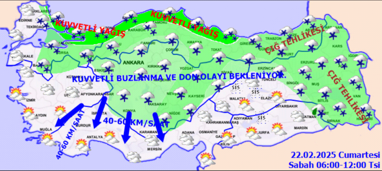 Meteoroloji'den 'kar' uyarısı: Sarı ve turuncu kod verildi