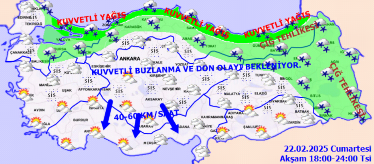 Meteoroloji'den 'kar' uyarısı: Sarı ve turuncu kod verildi