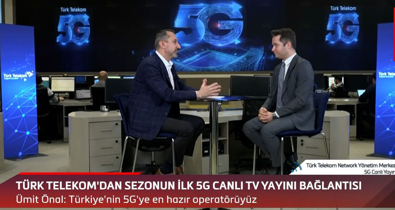 Türk Telekom’dan Trendyol Süper Ligi’nin ilk 5G canlı TV yayını bağlantısı