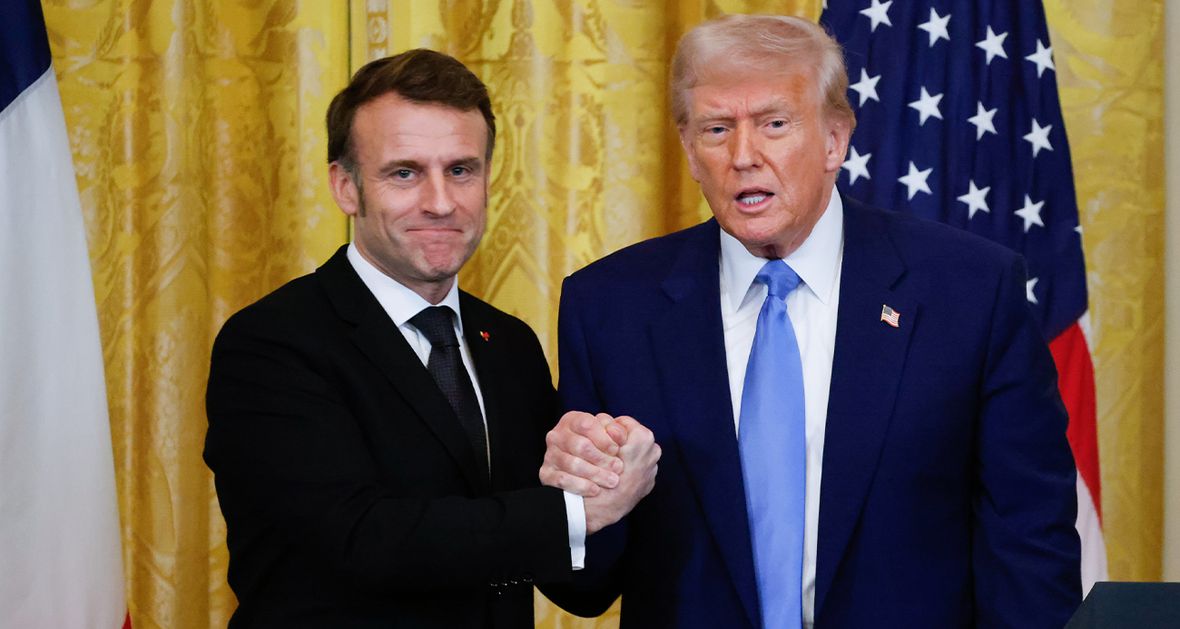 Trump ve Macron, Beyaz Saray'da bir araya geldi