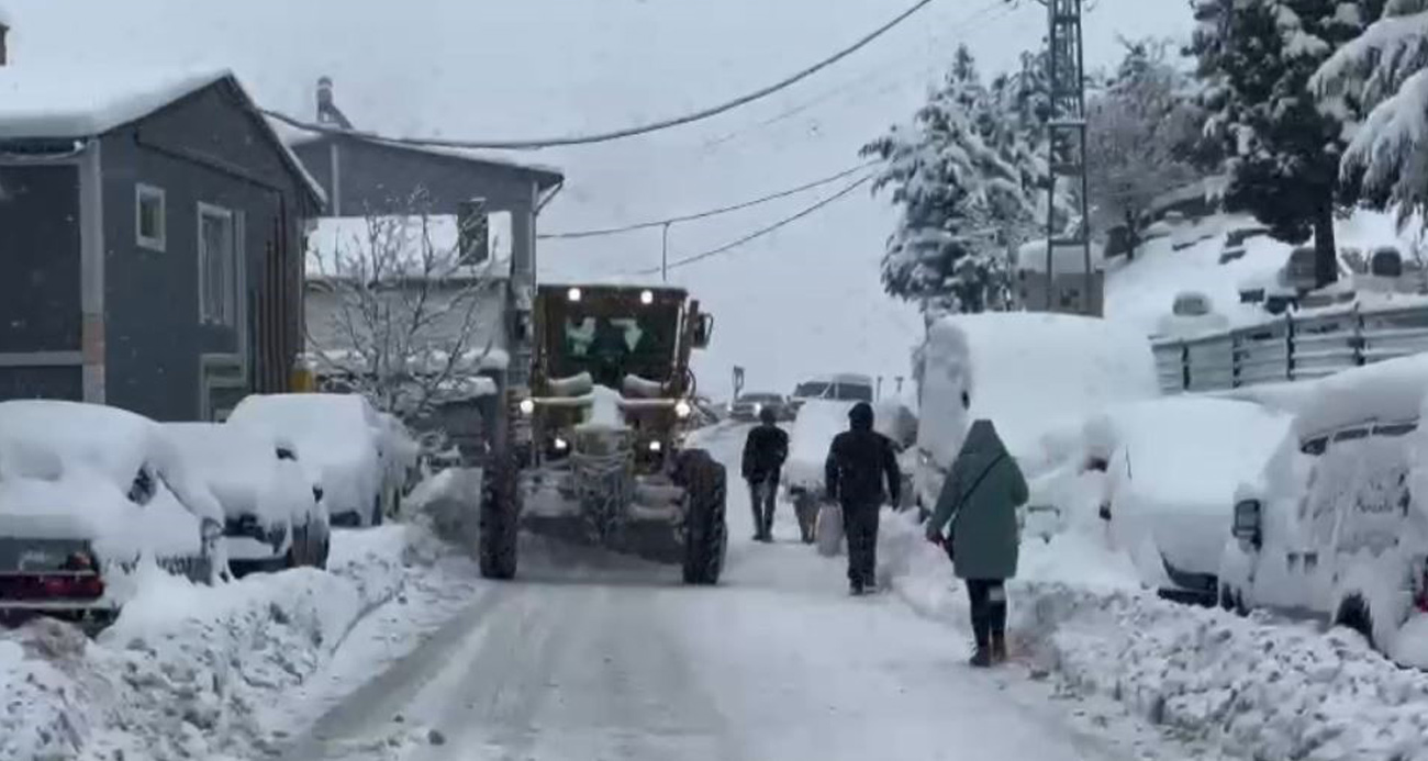 Artvin’de kar kalınlığı 2 metreyi aştı