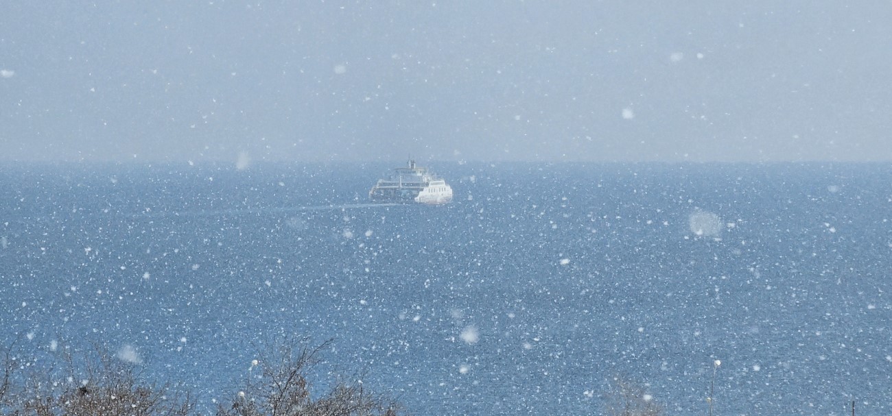 Van Gölü üzerindeki yoğun buharlaşma görsel şölen sundu