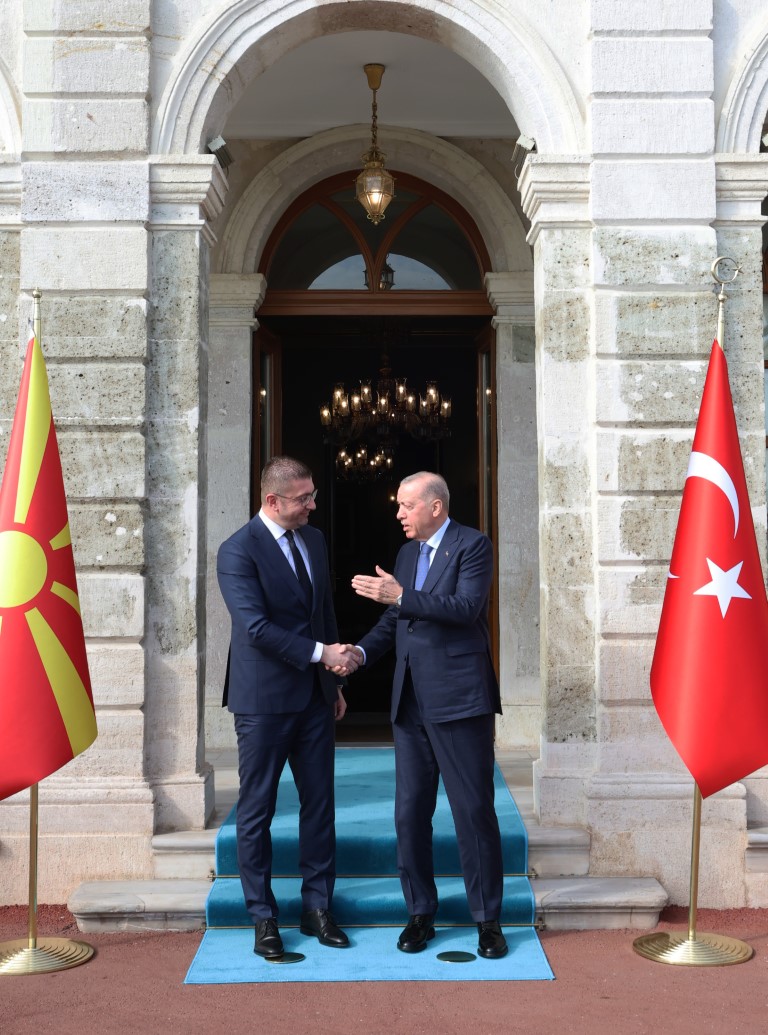 Cumhurbaşkanı Erdoğan: ''Kuzey Makedonya ile ticaret hacmimizi 2 katına çıkaracağız''