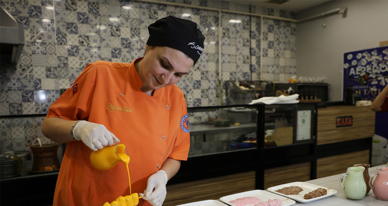 ’Çöp şiş katmer’ renklendi