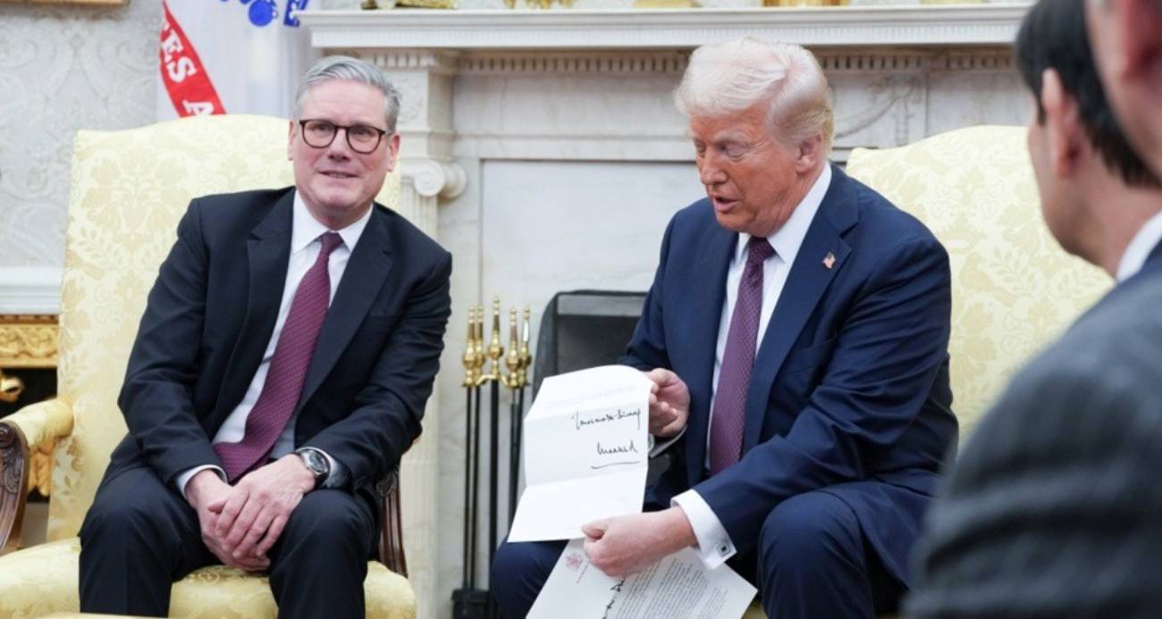 ABD Başkanı Trump ile İngiltere Başbakanı Starmer Beyaz Saray'da görüştü