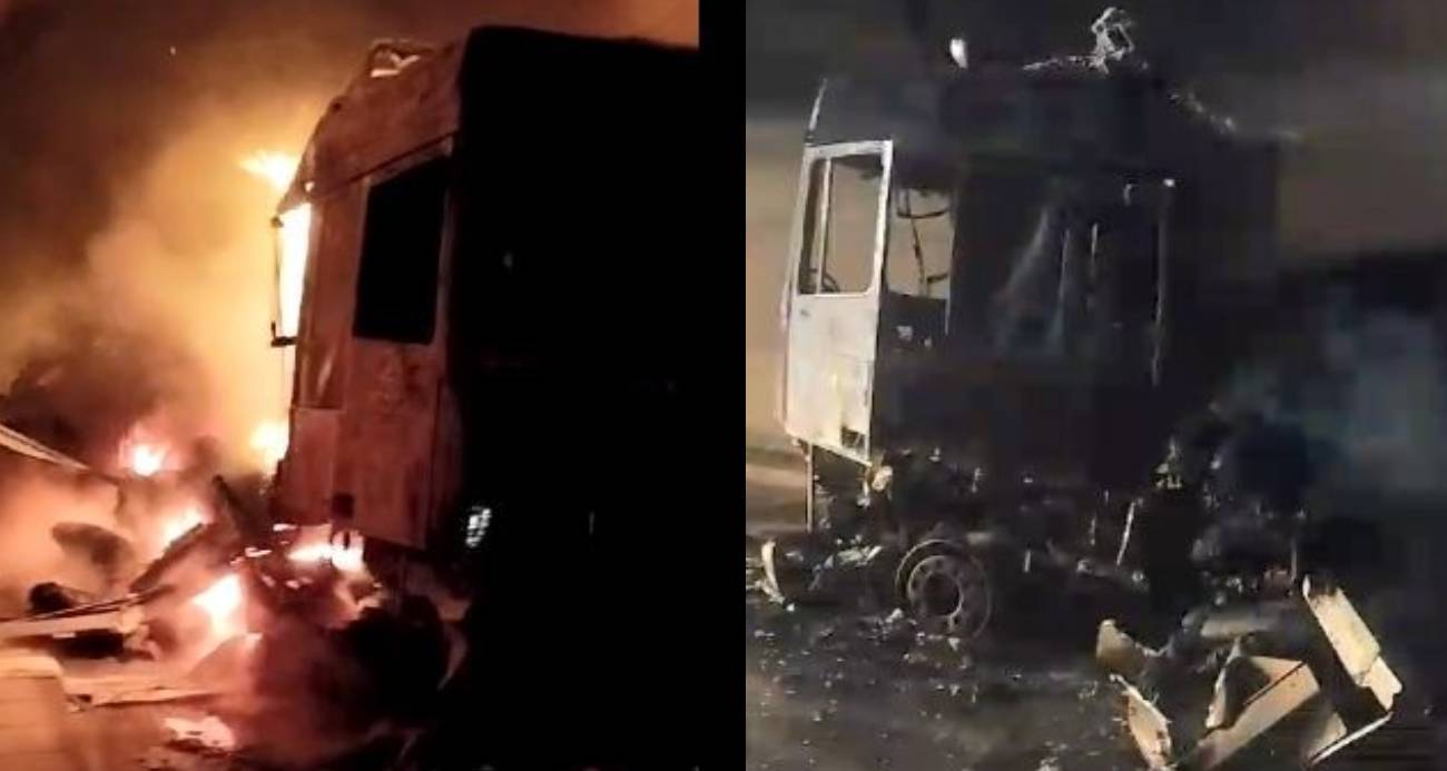 Artvin’de tünel içinde Gürcistan plakalı bir tır yandı: 5 yaralı