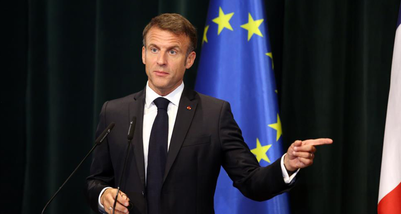 Macron: "Fransa'nın nükleer gücü, Avrupa'da barış ve güvenliği koruyan bir unsur olmuştur"