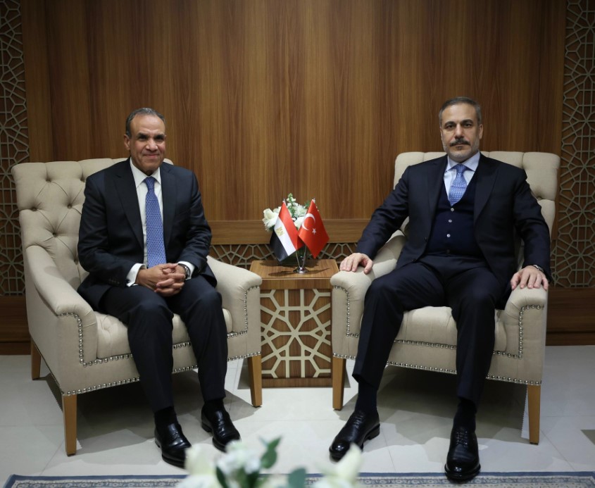 Dışişleri Bakanı Fidan, Mısır Dışişleri Bakanı Abdellaty ile görüştü