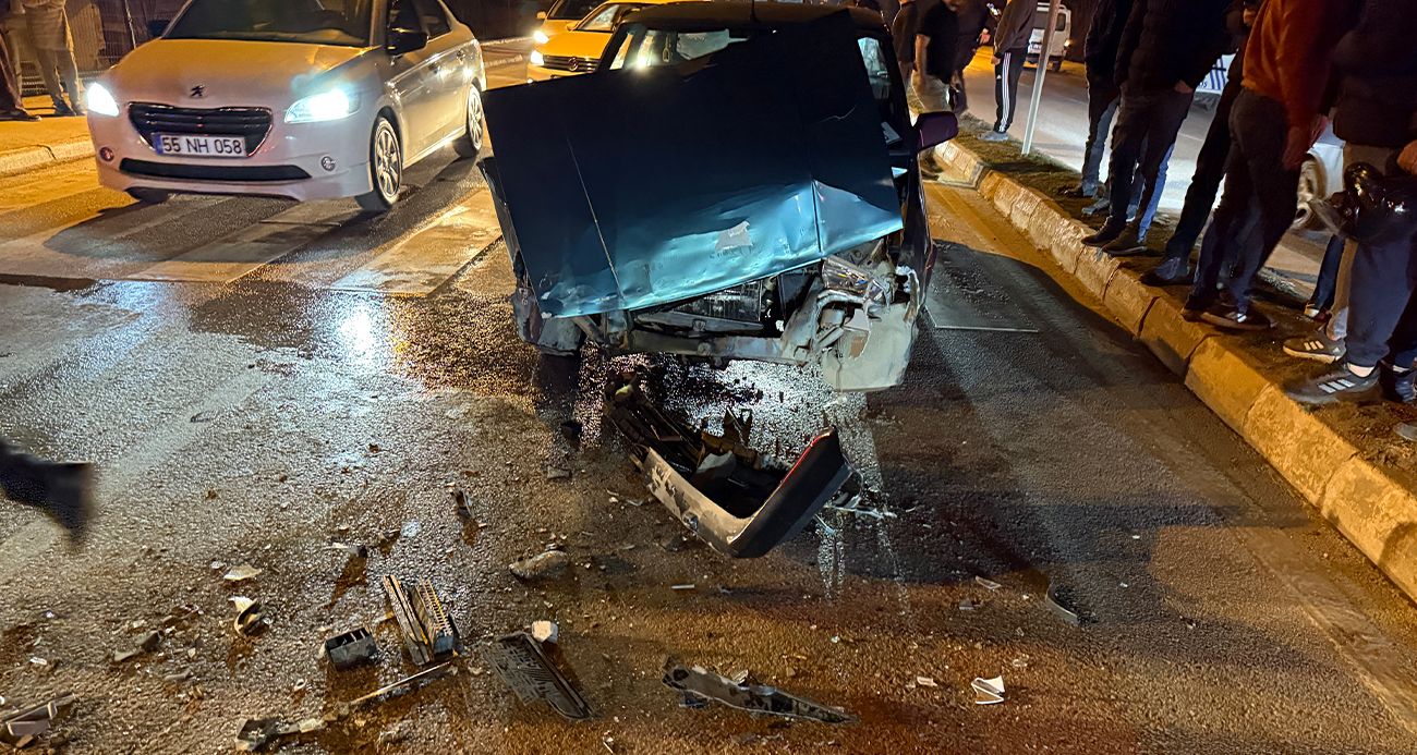 Tokat’ta zincirleme kaza: 2 yaralı