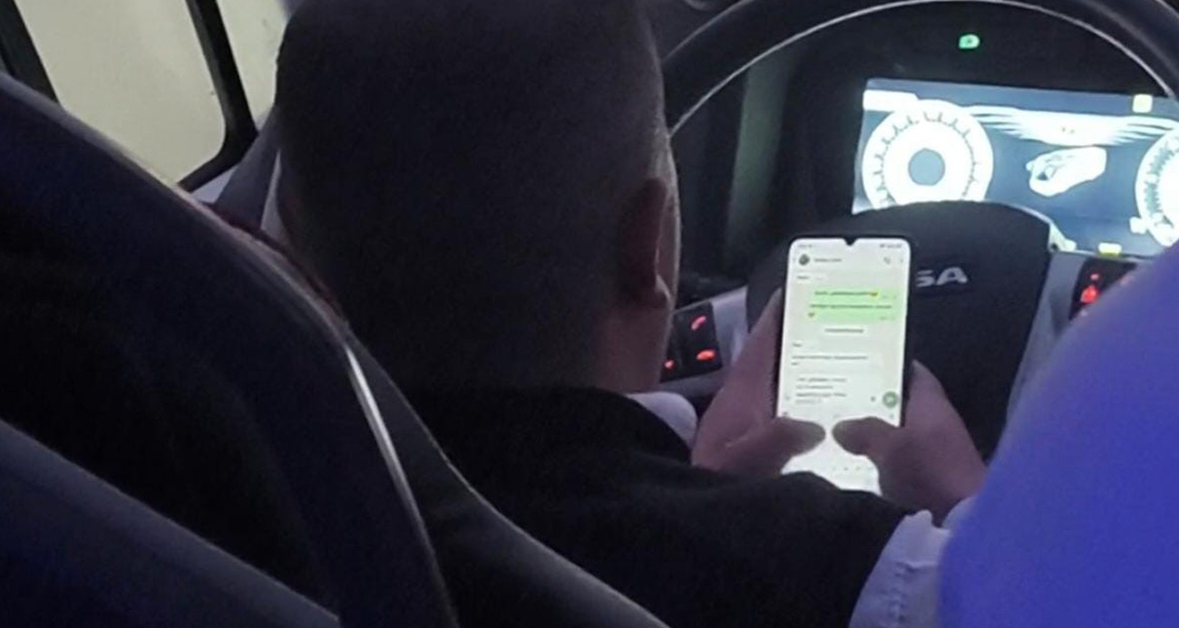 Yolcu otobüsünde şok eden görüntüler