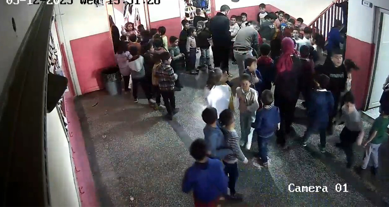 O anlar böyle görüntülendi!