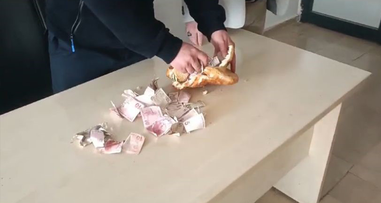 Dilencilerin para saklama yöntemi pes dedirtti