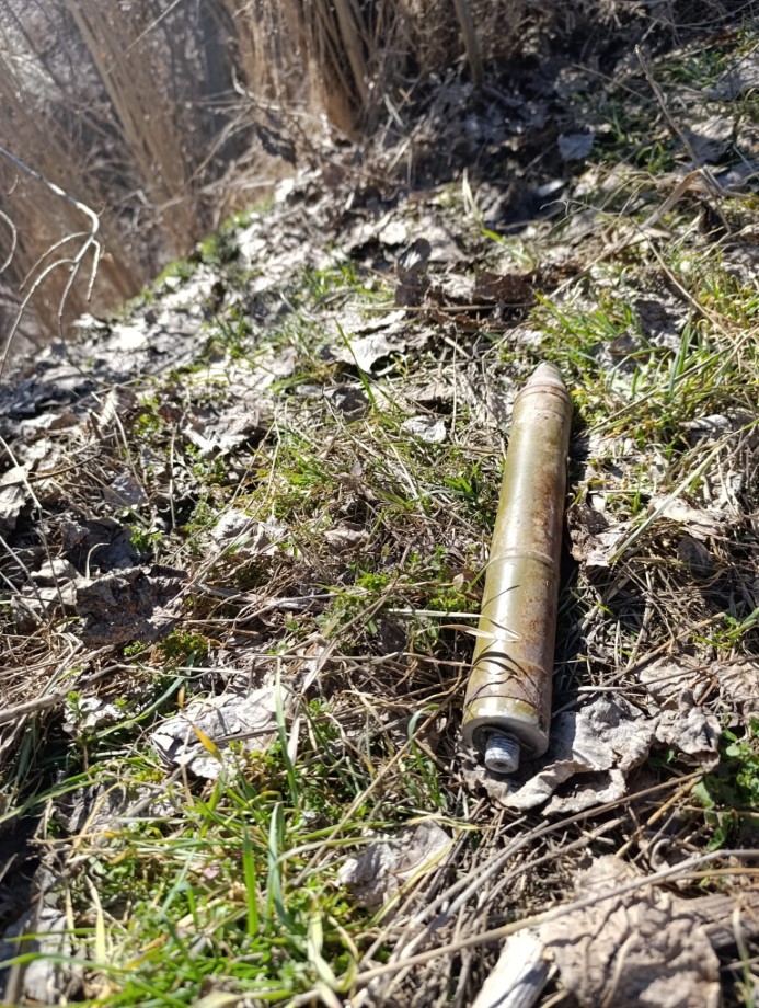 Dere yatağında bulunan RPG-7 mühimmatı patlatıldı