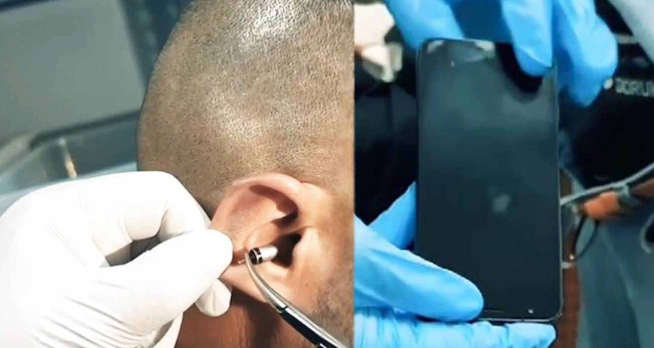 Sürücü belgesi sınavında akıllara durgunluk veren kopya düzeneğine jandarmadan suçüstü