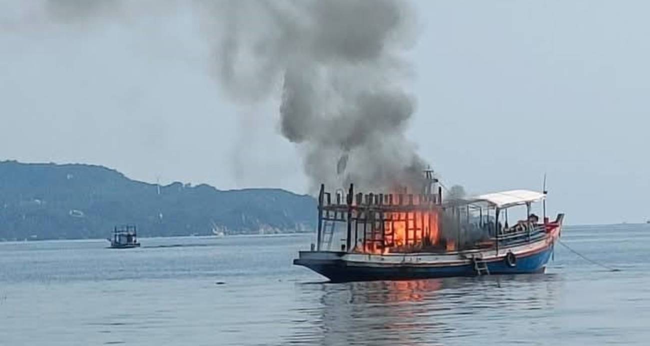 Tayland'da dalış teknesi yandı: İngiliz turist hayatını kaybetti