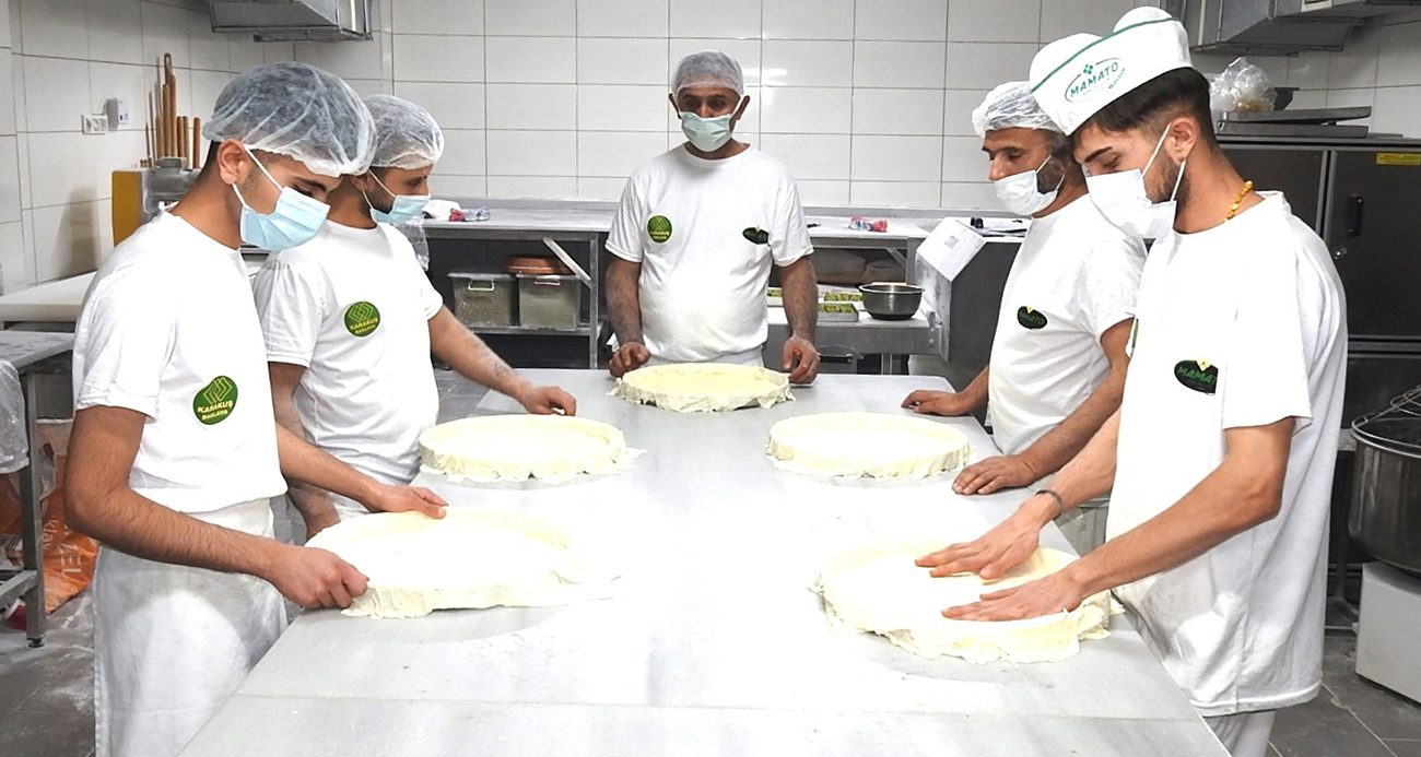 Gaziantep baklavasında Ramazan Bayramı mesaisi başladı