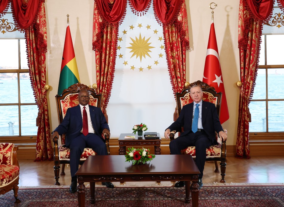 Cumhurbaşkanı Erdoğan, Gine Bissau Devlet Başkanı Embalo ile görüştü